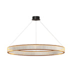 Premium Crystal Round Chandelier - Elegant Ceiling Light