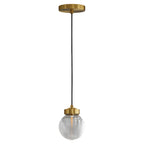 Luxury Copper and Glass Chandelier - Modern Ceiling Light