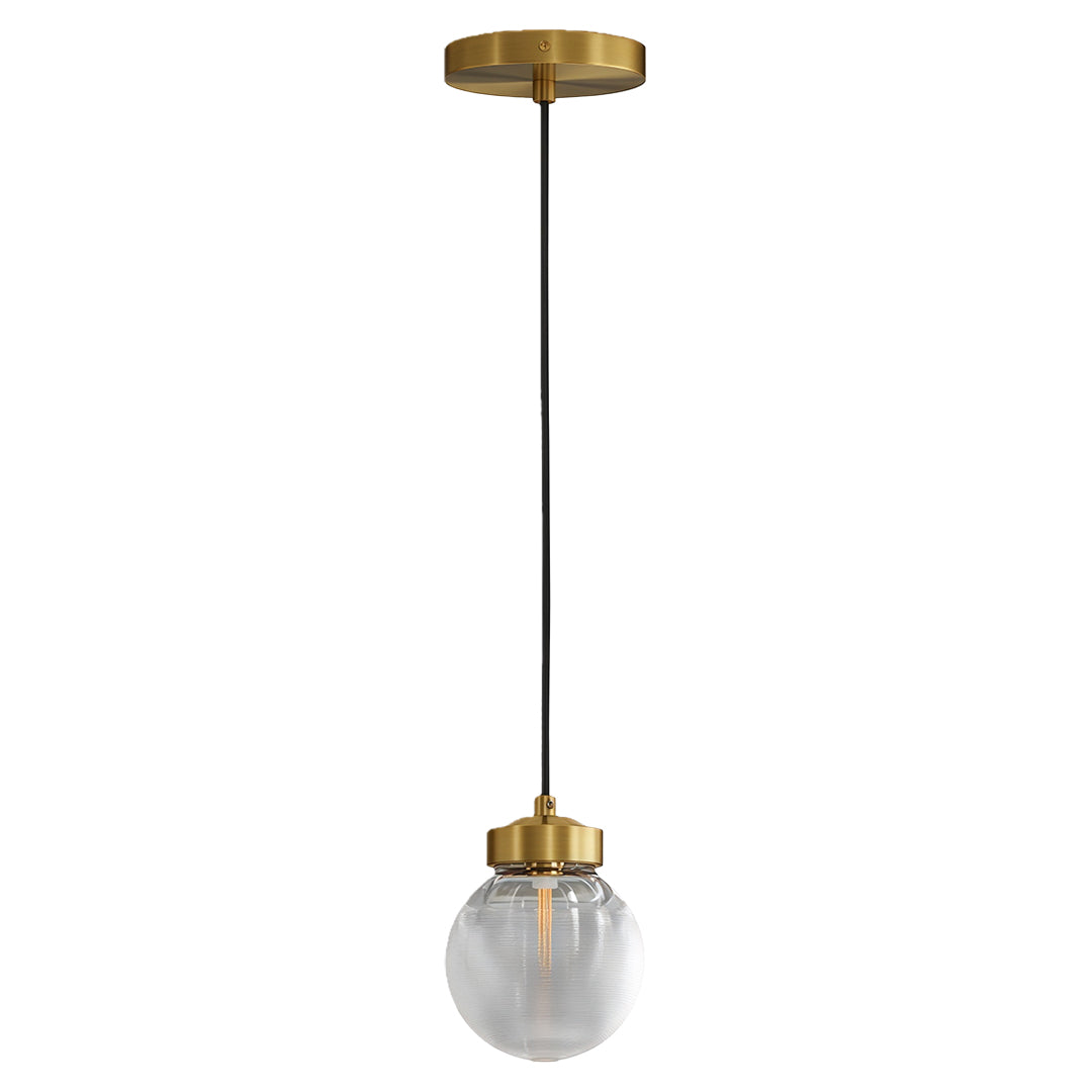 Luxury Copper and Glass Chandelier - Modern Ceiling Light