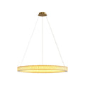 Luxury Copper Circular Chandelier Ceiling Light