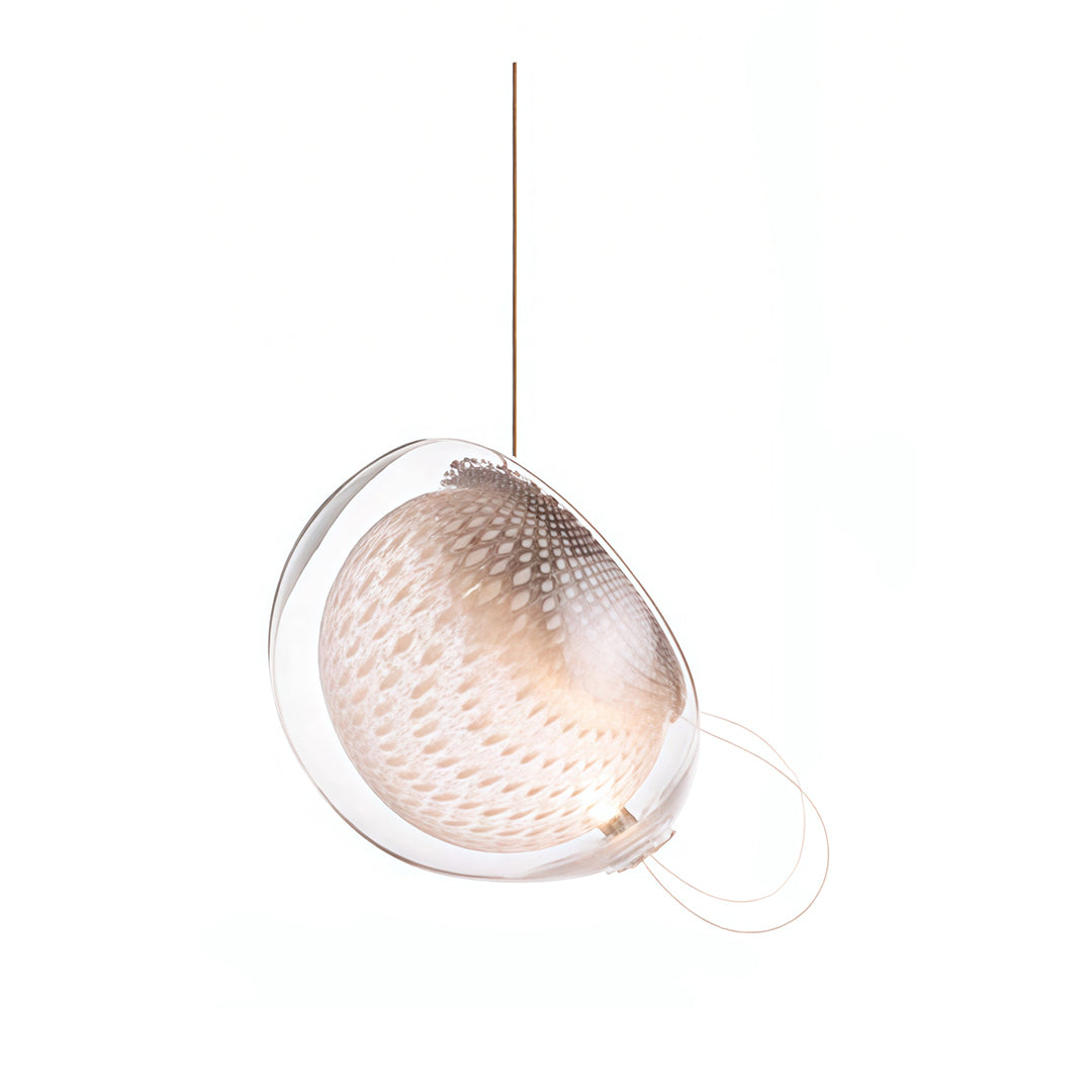 Nordic Glass Jellyfish Pendant Light - Premium Ceiling Fixture