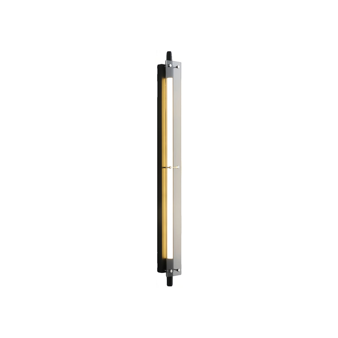 Black LED Wall Strip Lights for Hallways - Up-Down Linear Design
