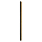 Modern LED Linear Wall Light - Long Black Outdoor Fixture