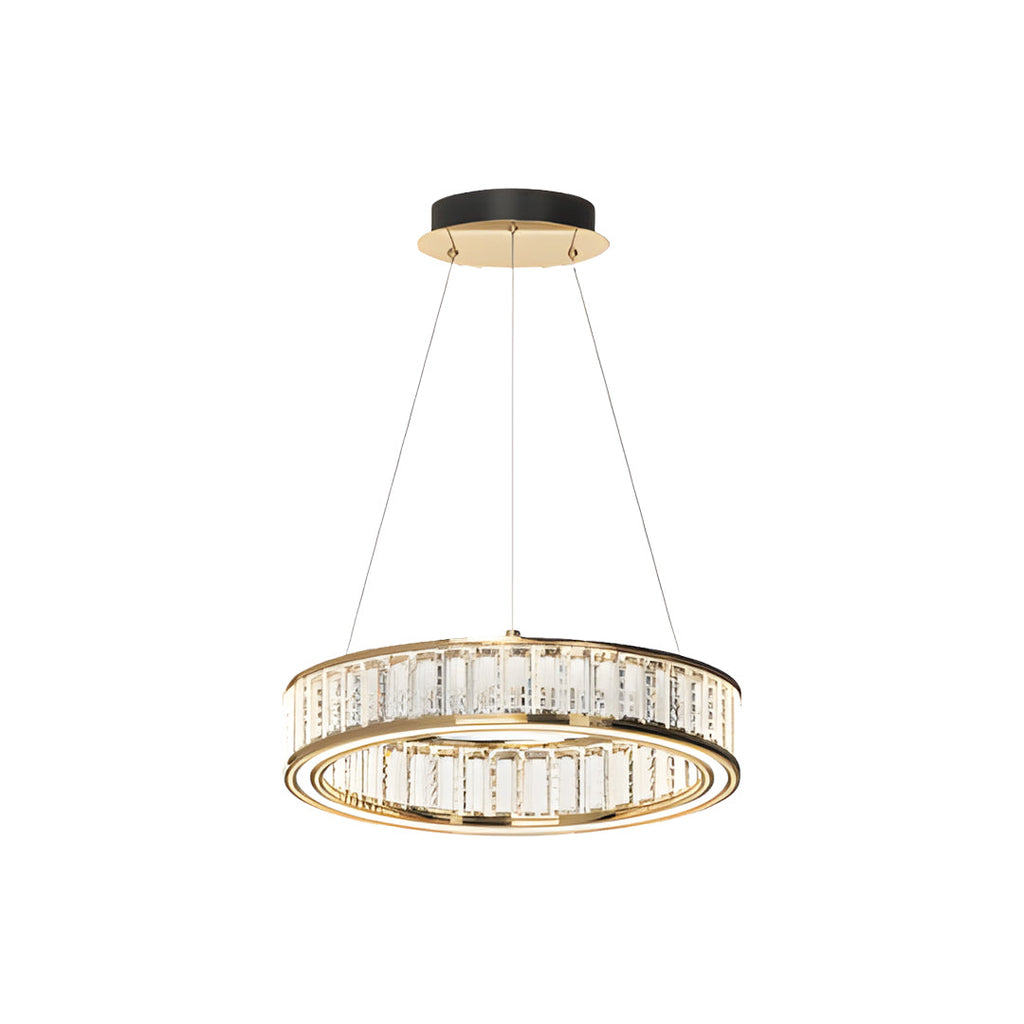 Luxury Large Crystal Circular Ceiling Chandelier