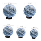 Modern Globe Pillar Light - Stylish Planetary Design for Fencing