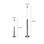 Elegant Gray Italian Floor Lamp - Minimalist Design