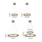 Premium Round Crystal Chandelier Ceiling Light