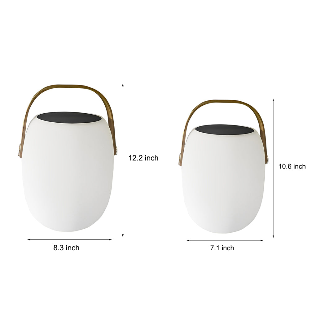 Portable LED Solar Floor Lanterns for Outdoor Decor