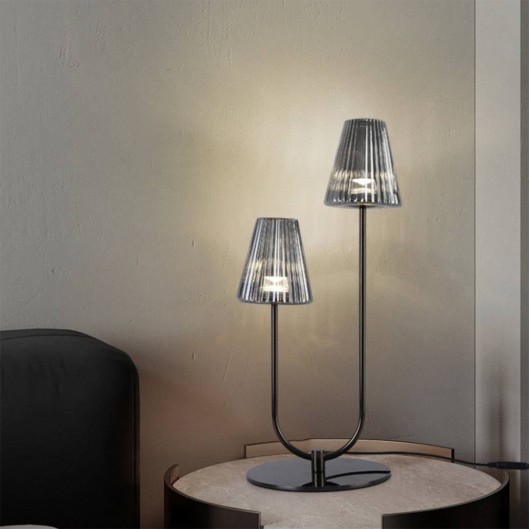Modern Black LED Table Lamps - Minimalist Elegant Design