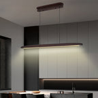 Minimalist Linear LED Pendant Light - Iron Ceiling Fixture