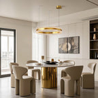 Minimalist Luxury Circular Chandelier - Modern Ceiling Light