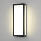 Modern Waterproof LED Rectangle Outdoor Wall Light