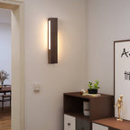 Premium Japanese LED Wall Light - Aluminum & Wood Bedside Lamp