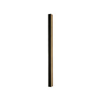 Modern LED Linear Wall Light - Long Black Outdoor Fixture