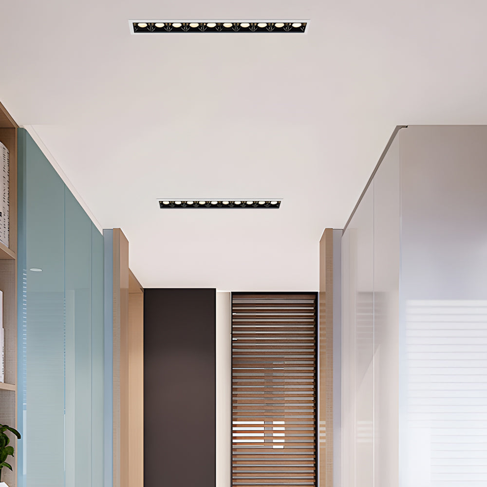 Modern LED Recessed Ceiling Spot Lights - Linear Design
