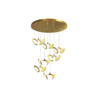 Luxury Tulip Flower Ceramic Chandelier - Elegant Ceiling Light