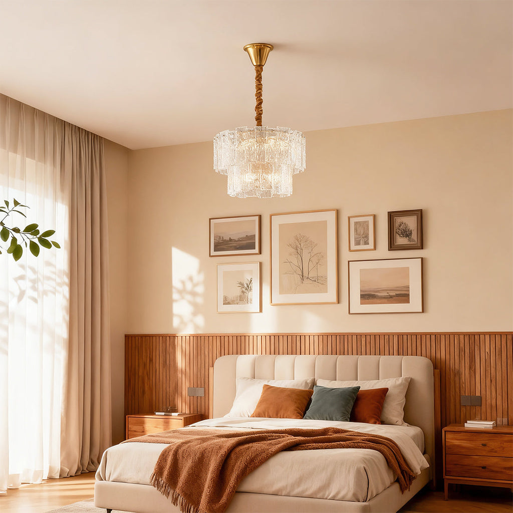 Luxury Small Modern Chandelier - Elegant Ceiling Light