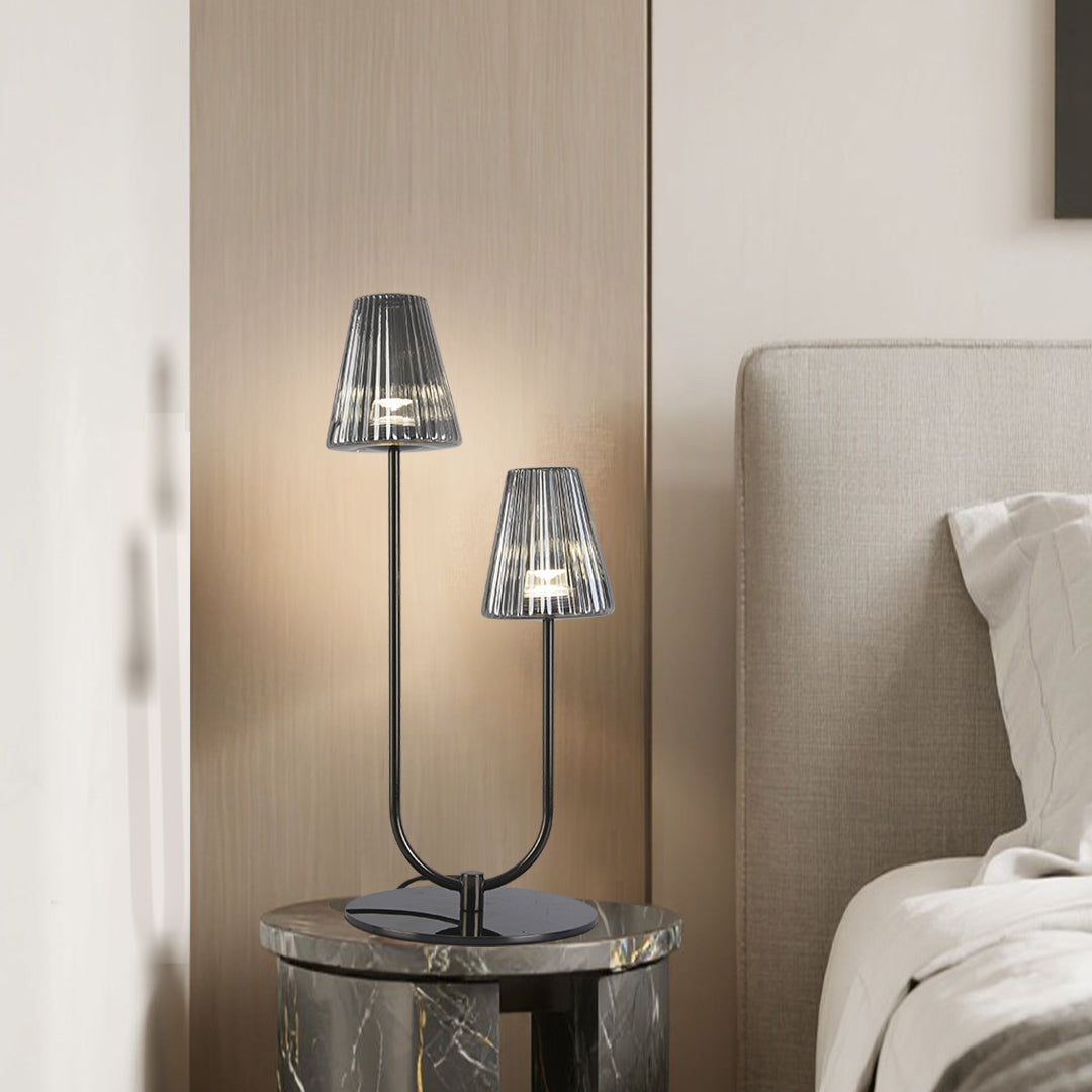 Modern Black LED Table Lamps - Minimalist Elegant Design