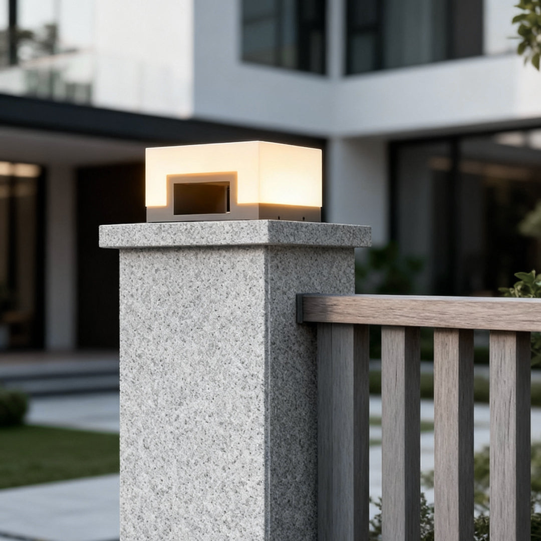 Minimalist Square Waterproof LED Front Lawn Lights