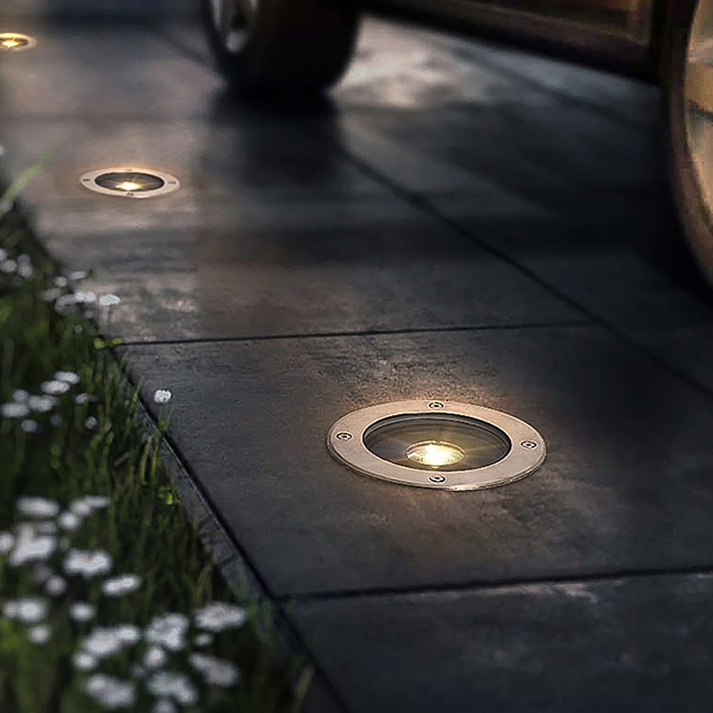 Modern Waterproof Solar In-Ground Garden Lights