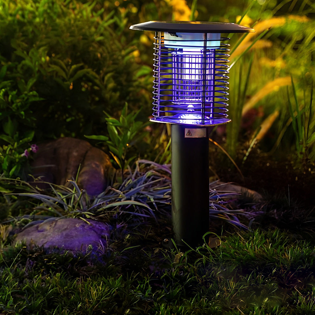 Premium Solar Purple Light Bug Zapper for Garden & Outdoor Spaces
