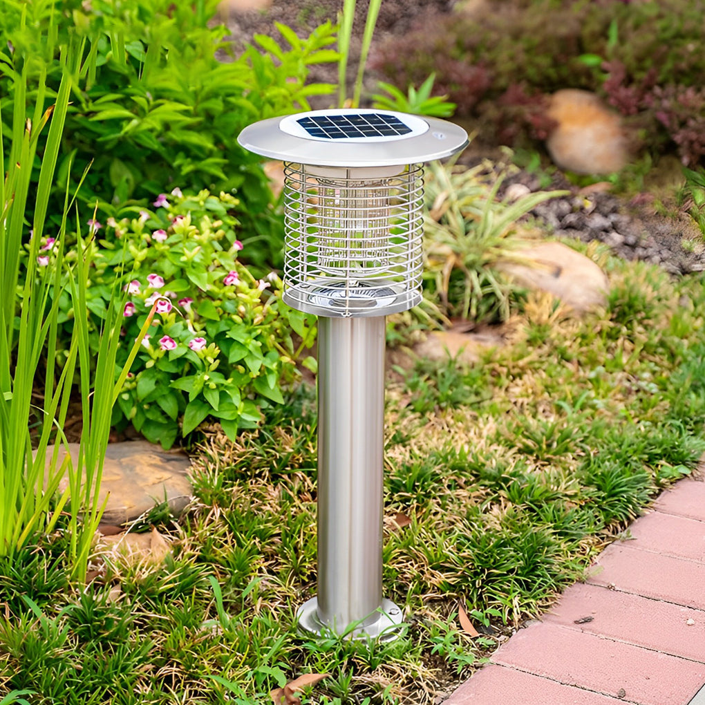 Premium Solar Purple Light Bug Zapper for Garden & Outdoor Spaces