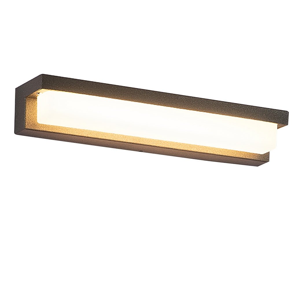 Premium Waterproof Black Rectangular Outdoor Porch Lights