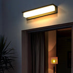 Premium Waterproof Black Rectangular Outdoor Porch Lights