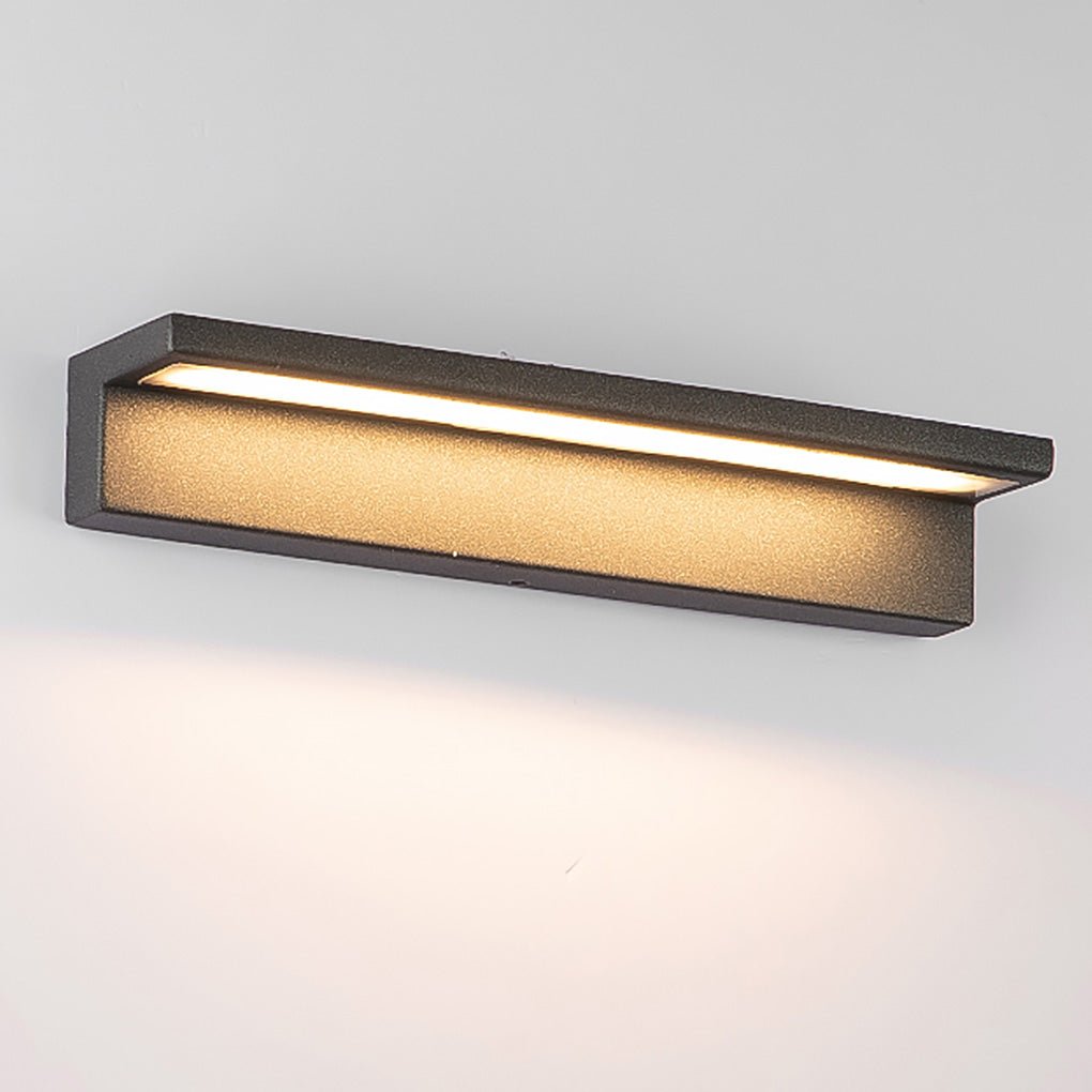 Premium Waterproof Black Rectangular Outdoor Porch Lights