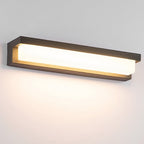 Premium Waterproof Black Rectangular Outdoor Porch Lights
