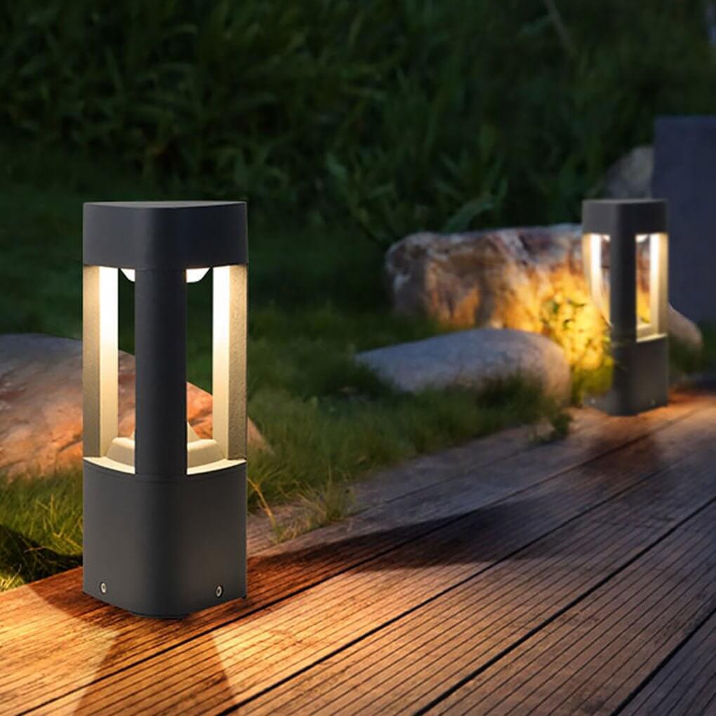 Three-Sided LED Hollow Bollard Light