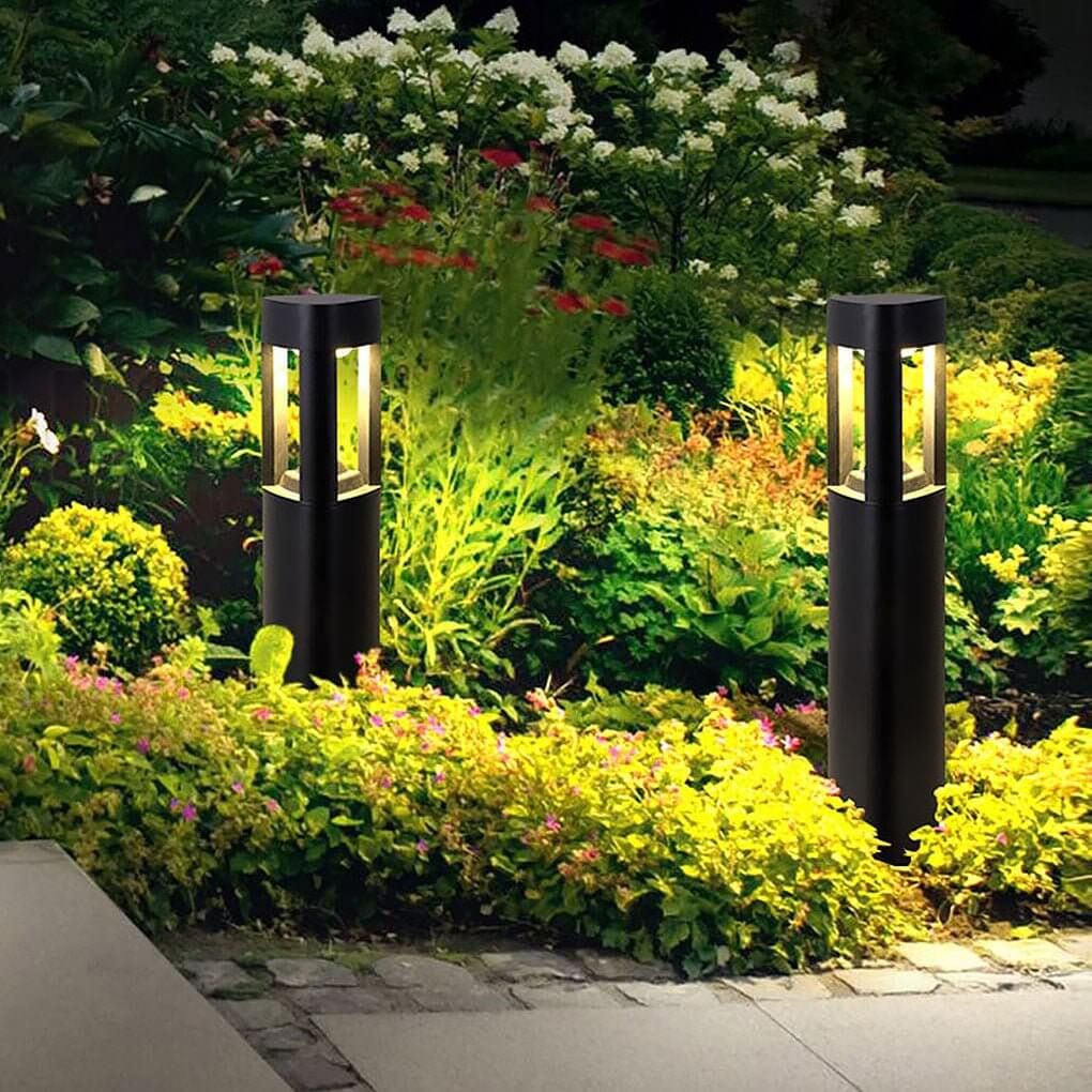 Three-Sided LED Hollow Bollard Light