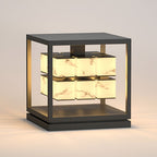 Premium Square Waterproof Metal Solar Brick Pillar Lights