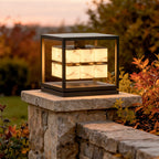 Premium Square Waterproof Metal Solar Brick Pillar Lights