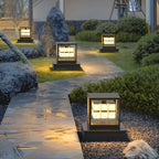 Premium Square Waterproof Metal Solar Brick Pillar Lights
