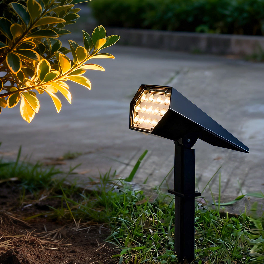 Adjustable Angle Solar Flood Spike Light