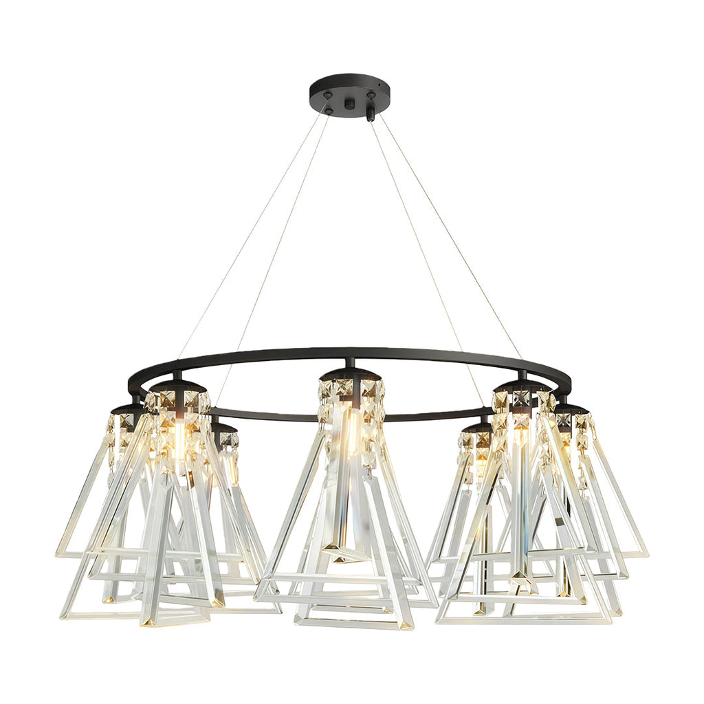 Modern Minimalist Crystal Chandelier Ceiling Light