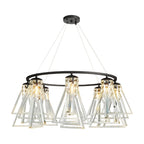 Modern Minimalist Crystal Chandelier Ceiling Light