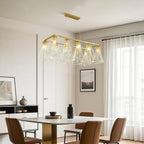 Modern Minimalist Crystal Chandelier Ceiling Light