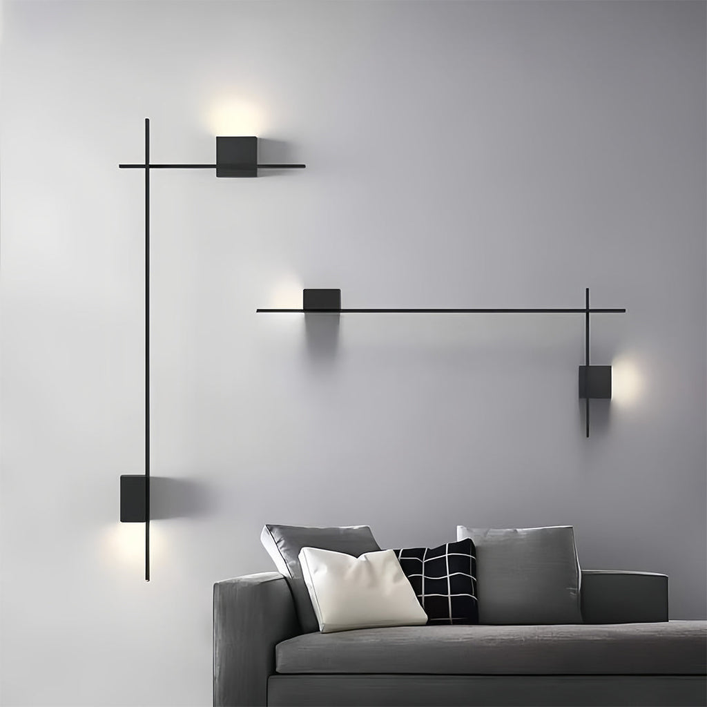 Modern Minimalist Rectangular Wall Lamp Set - Elegant Decor Lighting