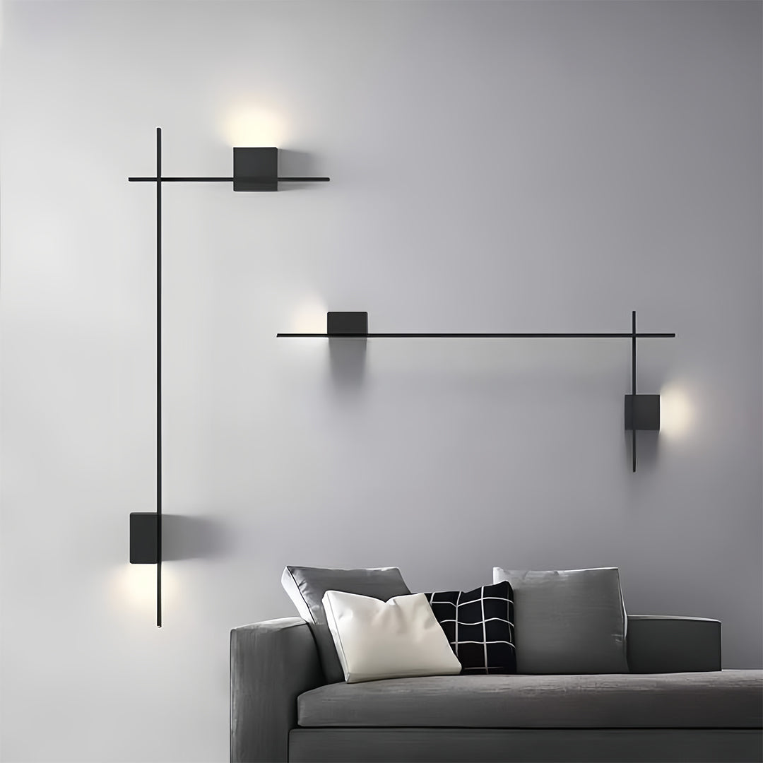 Modern Minimalist Rectangular Wall Lamp Set - Elegant Decor Lighting