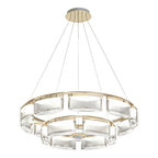 Luxury Modern Crystal Chandelier Ceiling Light - Aluminum Design