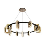Personalized Modern Gold Acrylic Chandelier Ceiling Light