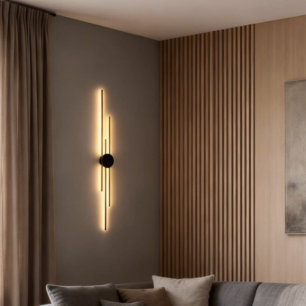 Minimalist LED Linear Wall Sconce - Modern Integrated Lighting