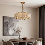 Luxury Nordic Crystal Chandelier - Carbon Steel Ceiling Light