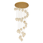 Modern Crystal Chandelier for High Ceilings