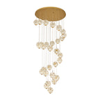 Modern Crystal Chandelier for High Ceilings