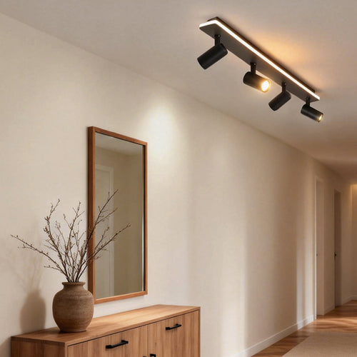 Adjustable Rectangular Recessed Spotlight Fixture
