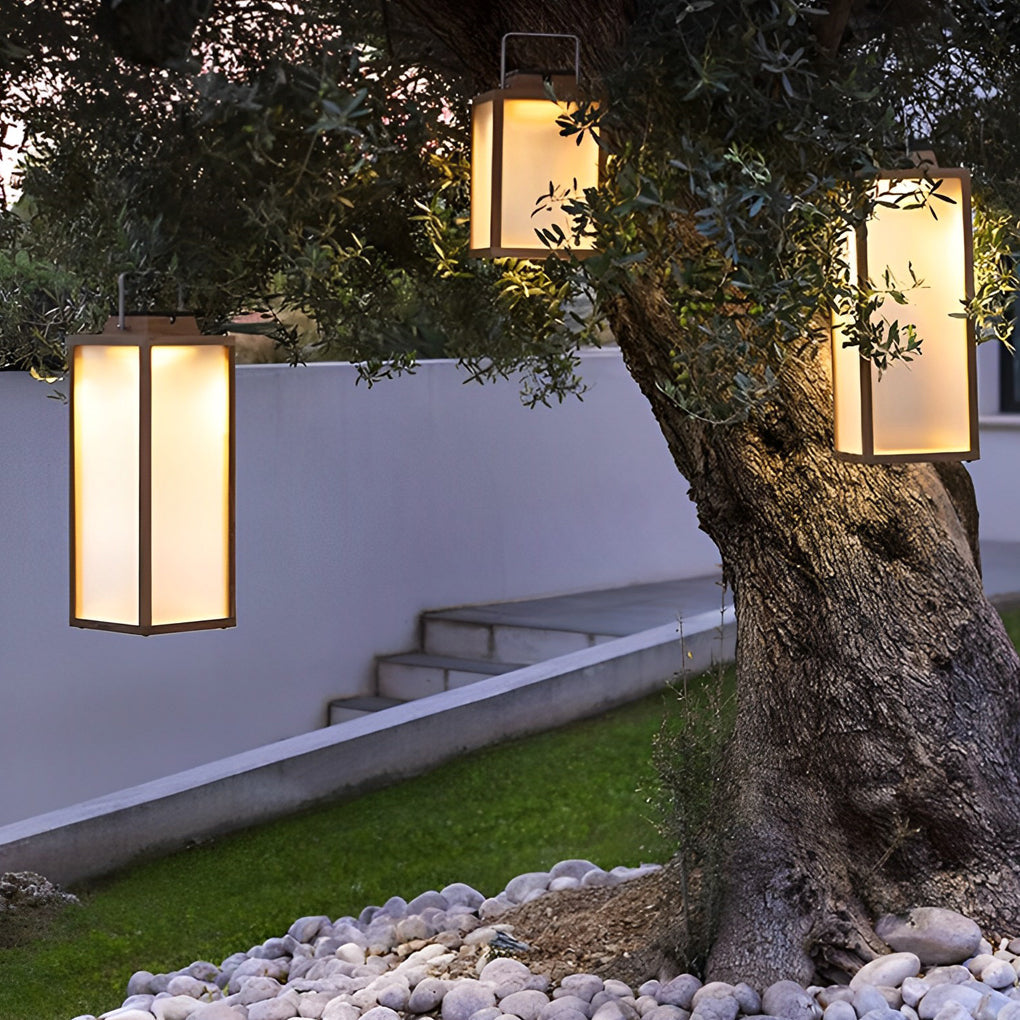 Premium Waterproof LED Square Handheld Lantern for Outdoor Use