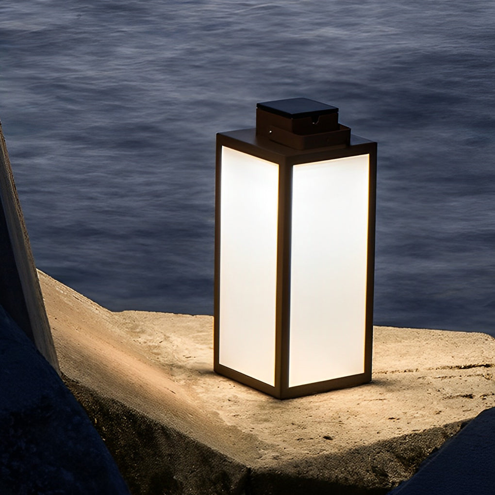 Premium Waterproof LED Square Handheld Lantern for Outdoor Use